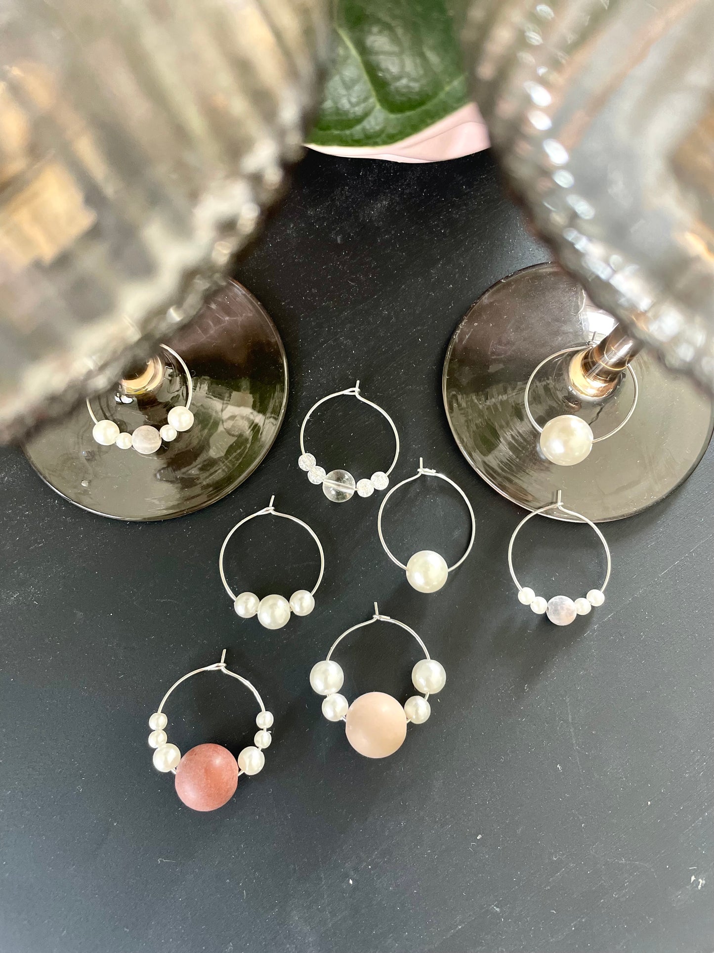 Wine glass charms (8 pcs)