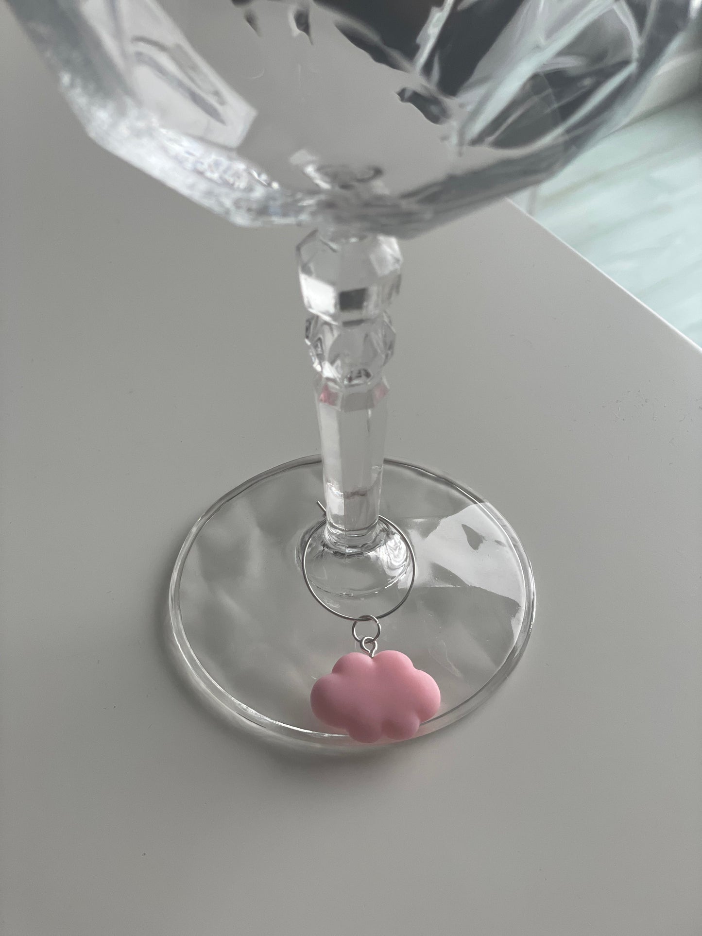 Wine glass charms "Cloud" (6 pcs)