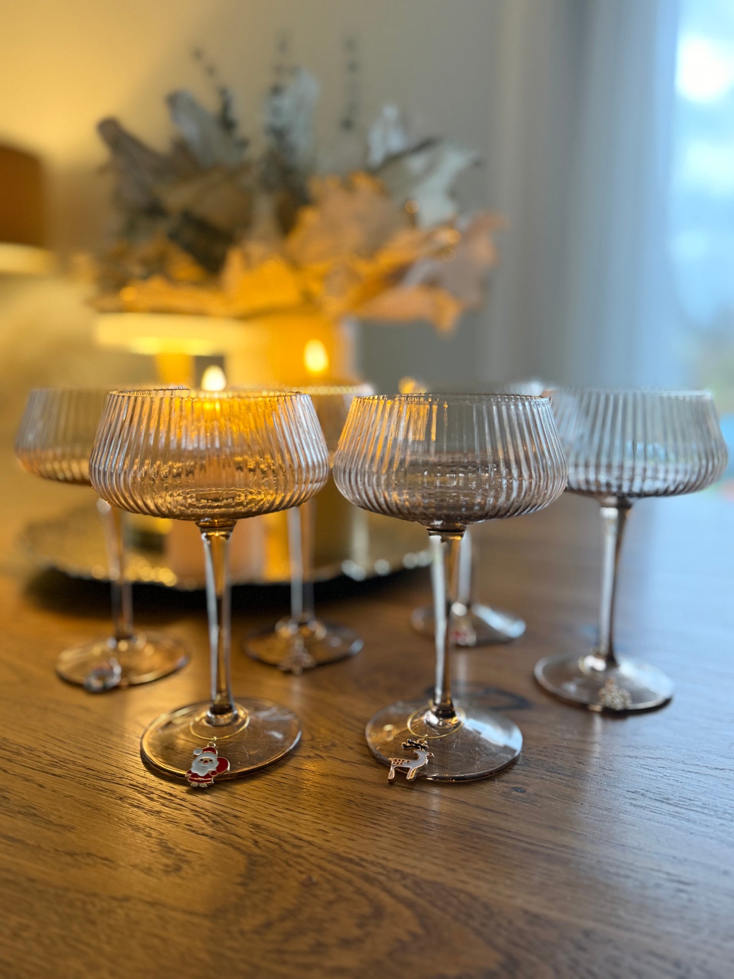 Wine glass charms HOLIDAYS (6pcs)