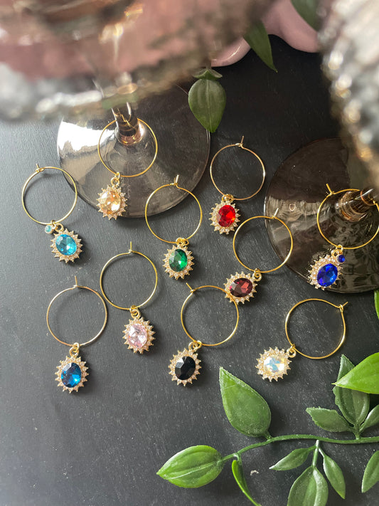 Wine glass charms 10pcs “Party edition”