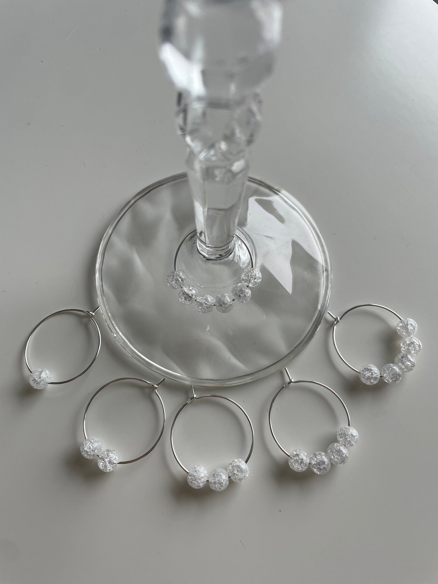 Wine glass charms "Minimalistic" (6 pcs)