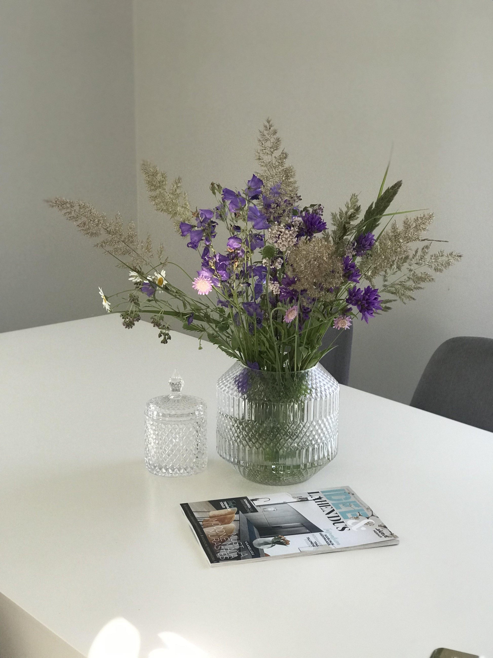 Klaasist lillevaas 20cm - MyHomeDetail