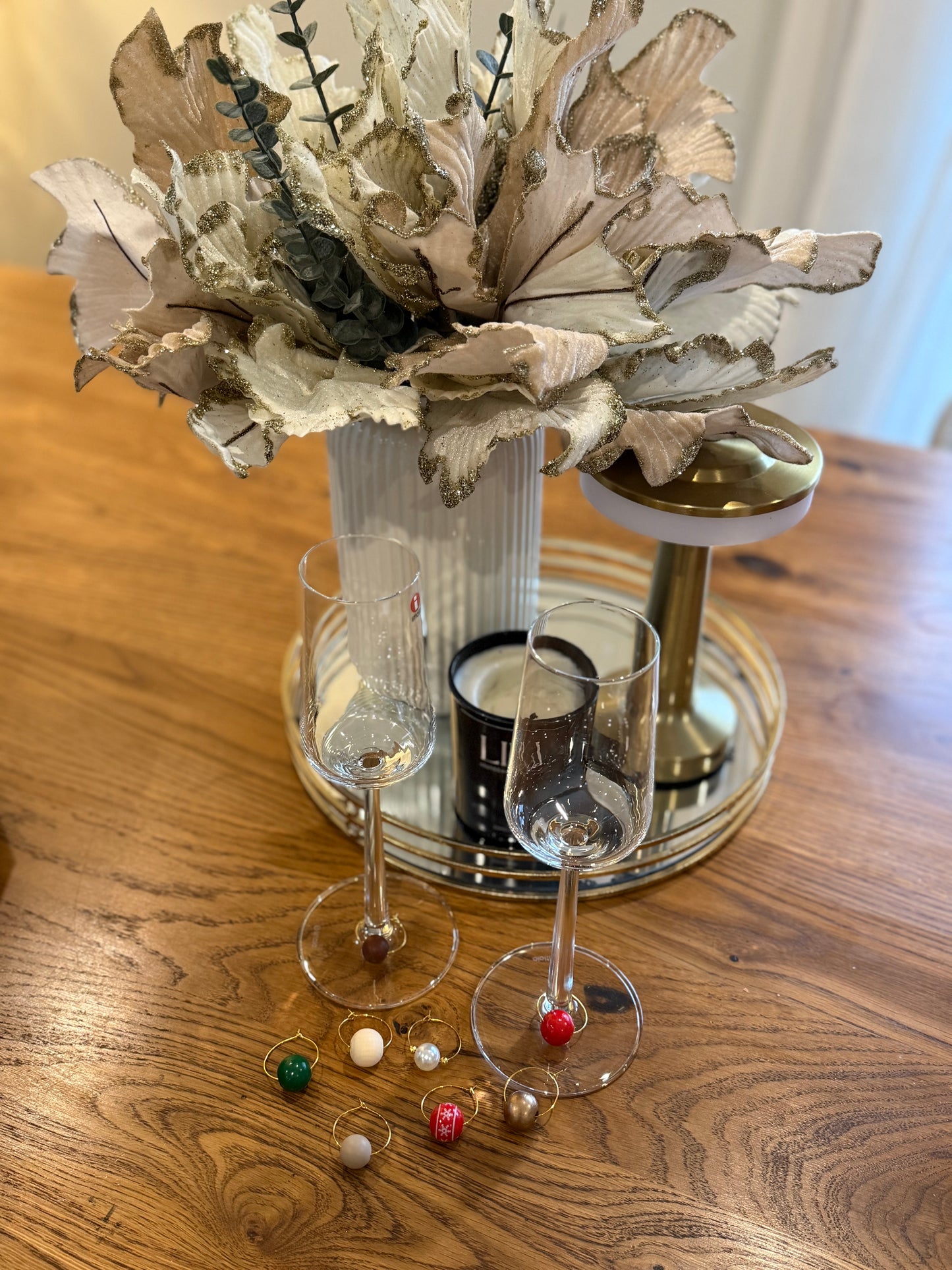 Wine glass charms XMAS (8pcs)