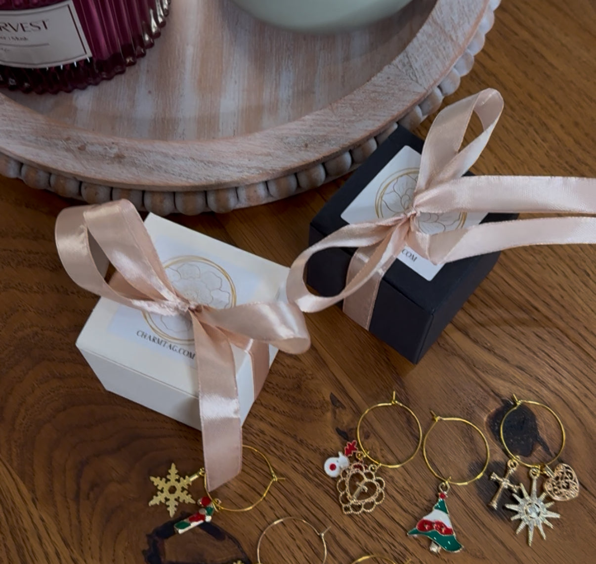 Wine glass charms (6 pcs)