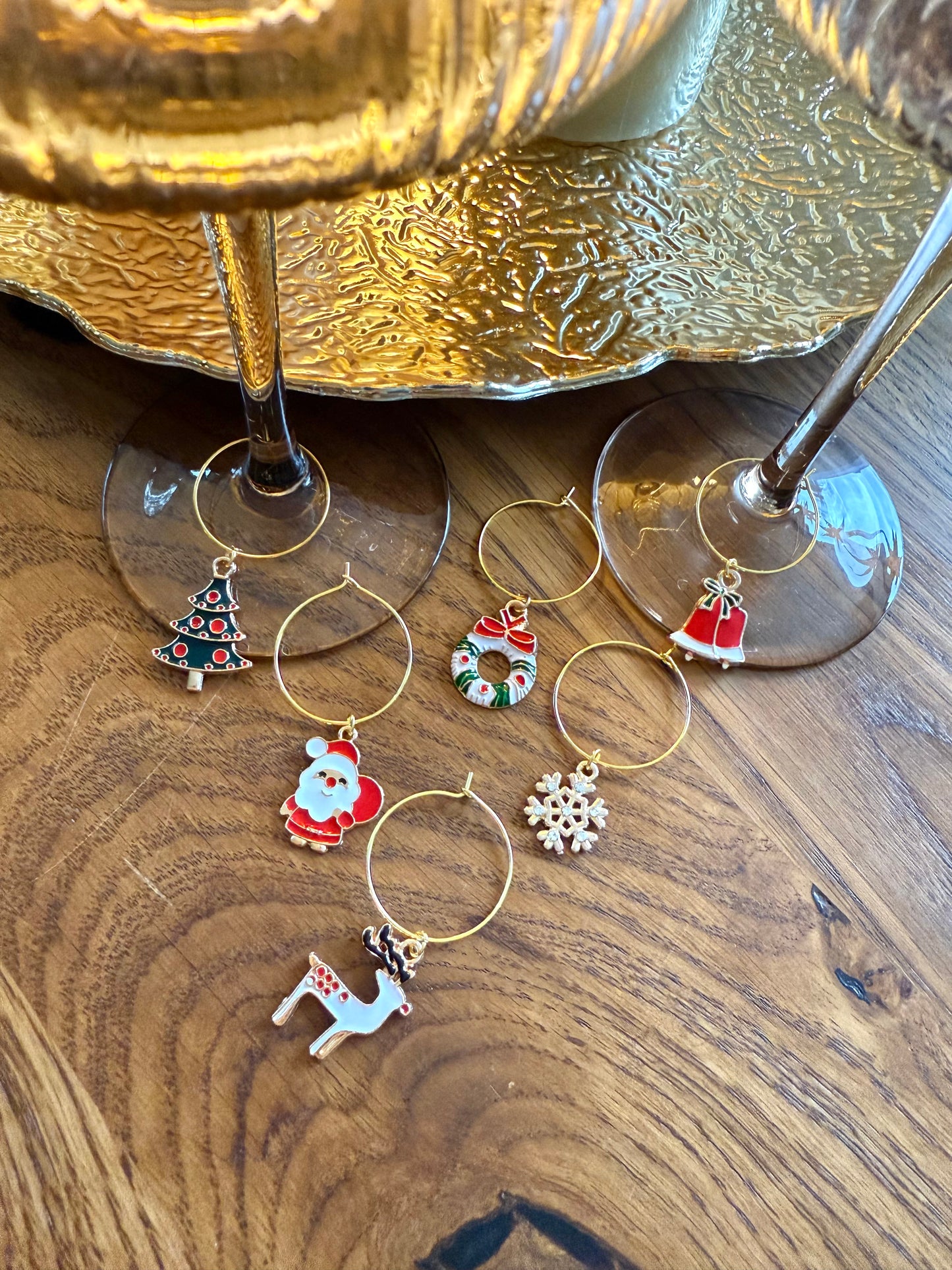 Wine glass charms HOLIDAYS (6pcs)