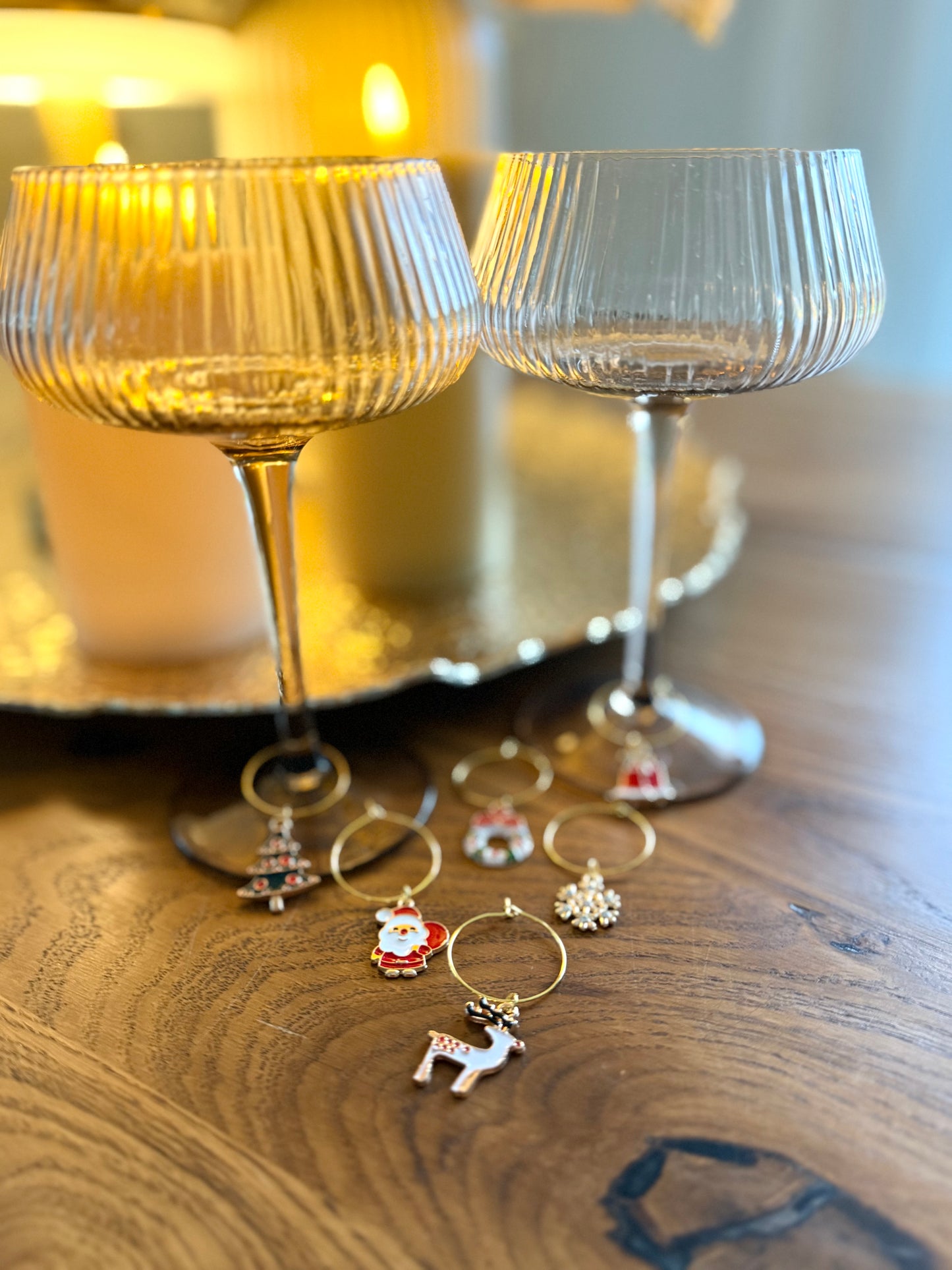 Wine glass charms HOLIDAYS (6pcs)